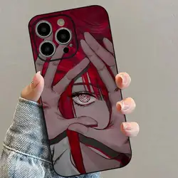M - Makima Chainsaw Man Matte Silicone Soft Phone Case - Stylish and Durable Protection - Samsung A22 4G (MSB - CC251230W1)