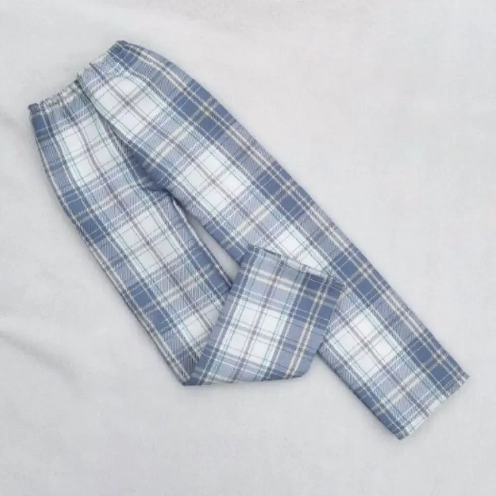 Cotton Plaid Pants for 1/4 BJD Dolls Casual Wear
