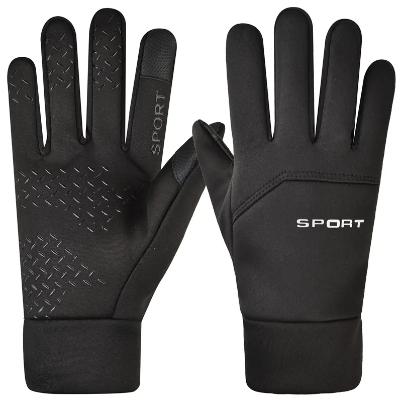 Winter Outdoor Sports Running Gloves Warm Touch Screen Gym Fitness Full Finger Gloves For Men Women Knitted Magic Gloves