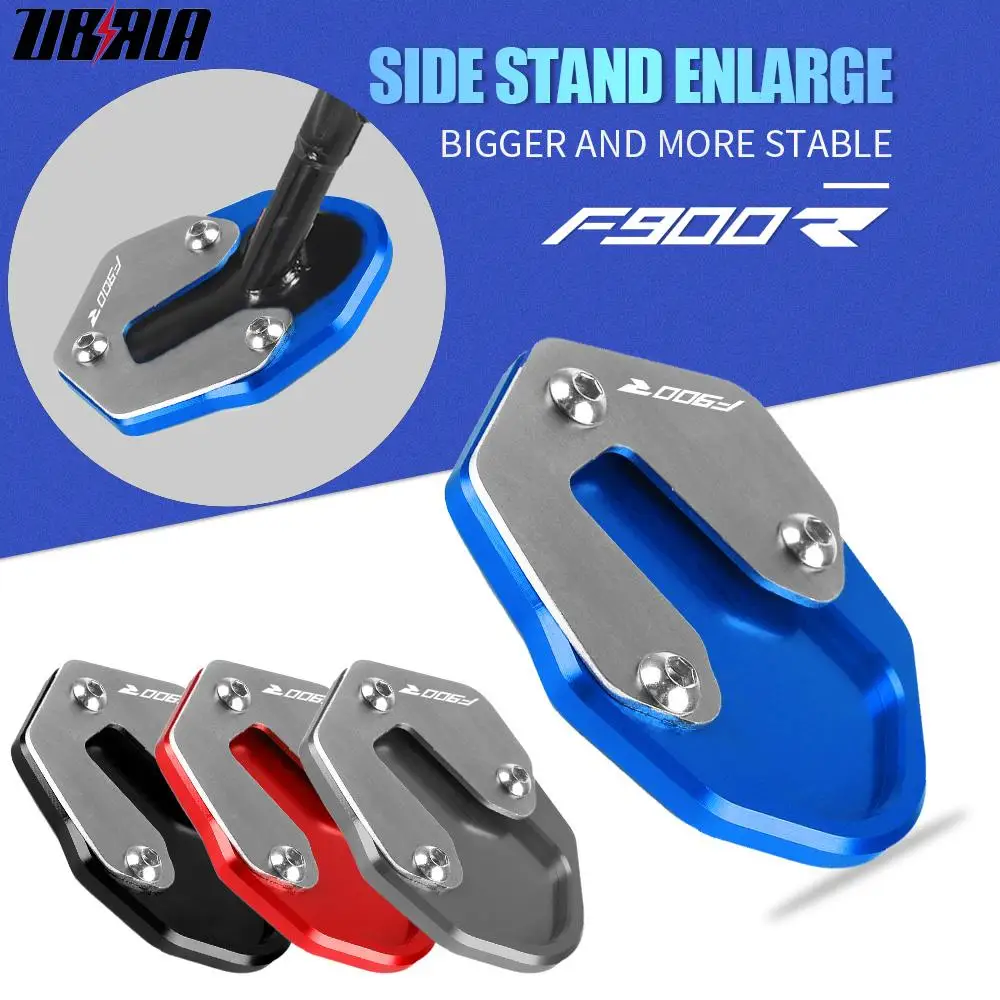 

F900R F900XR Motorcycle Accessories Kickstand Foot Side Stand Enlarge Extension Pad Shelf For BMW F 900R 900XR 2020 2021 2022