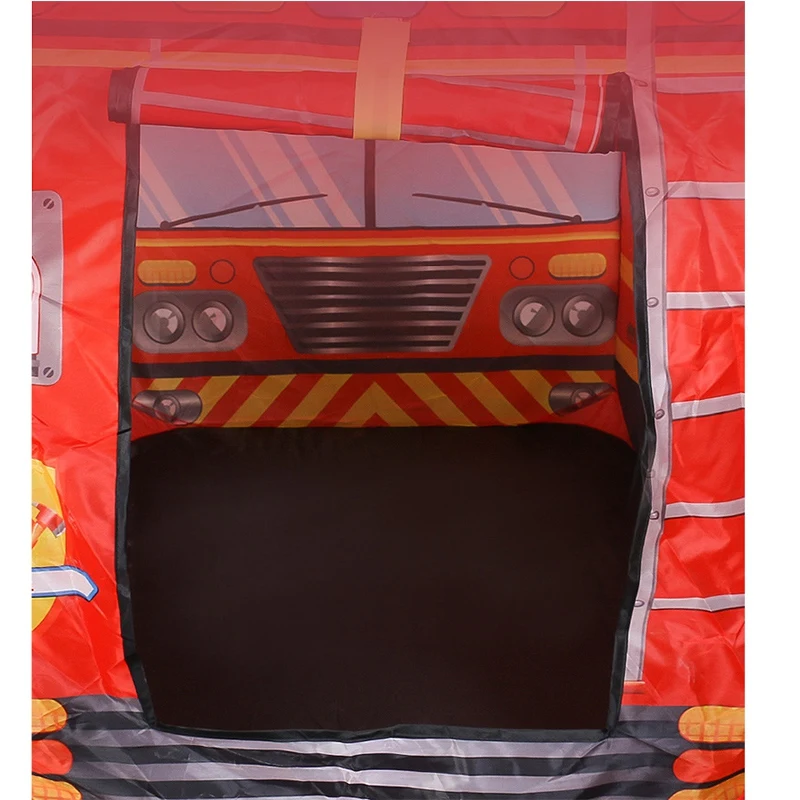 Children Tent Kids Play Tent Toy Foldable Playhouse Cloth Fire Truck Police Car Game House Bus 2