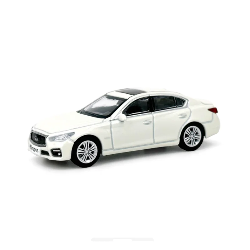 PAUDI 다이캐스트 1:64 스케일 인피니티 Q50S 2014 합금 시뮬레이션 자동차 모델 소년 수집품 기념품 휴일 선물 전시용