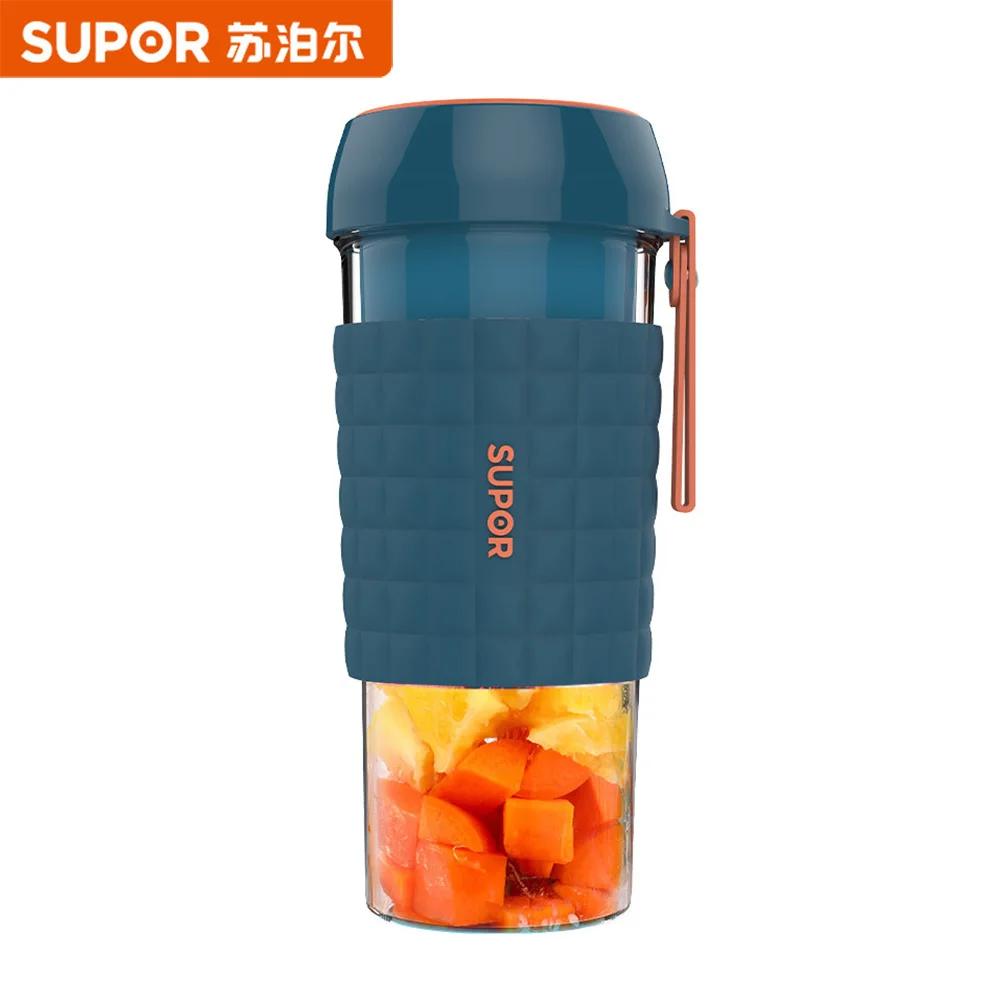 SUPOR Mini Juicer Multifunction Food Blender 300ml Portable Wireless Food Mixer Home Fully Automatic Outdoor Juice Maker large size engineering vehicle model plastic excavator crane mixer dump truck cars toy set for kids boys outdoor sand game