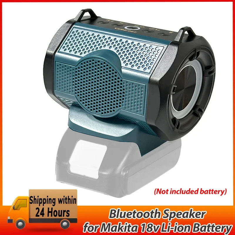 Altoparlante Bluetooth per batteria agli ioni di lio Maka 18V con porta USB Type-C Altoparlante piccolo senza fili per lavori, casa e feste