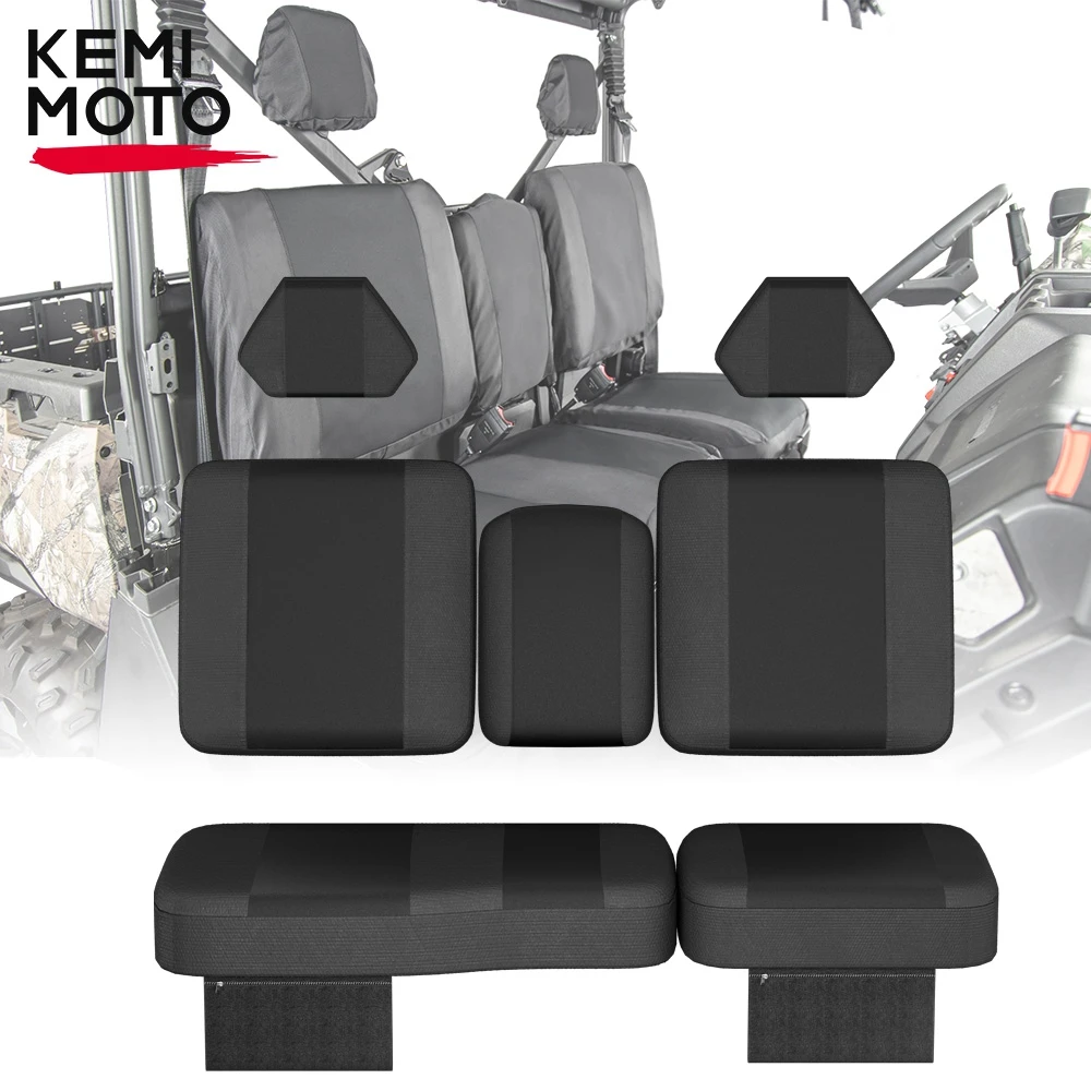 

KEMIMOTO for CF MOTO 7 Pcs 1680D Seat Covers with Headrest Cover Pockets for CFMOTO Uforce 1000/1000 XL (Front Seats) 2019-2024