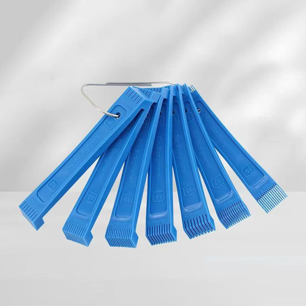 Set di pettini per alette del radiatore auto, stiratore per serpentine del climatizzatore, strumento manuale per la pulizia, attrezzo per la riparazione del sistema di raffreddamento auto - Image 2