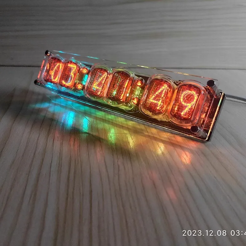 6-Digital IN-12 Nixie Clock Creative Handmade Clock IN12 Nixie Clock 3