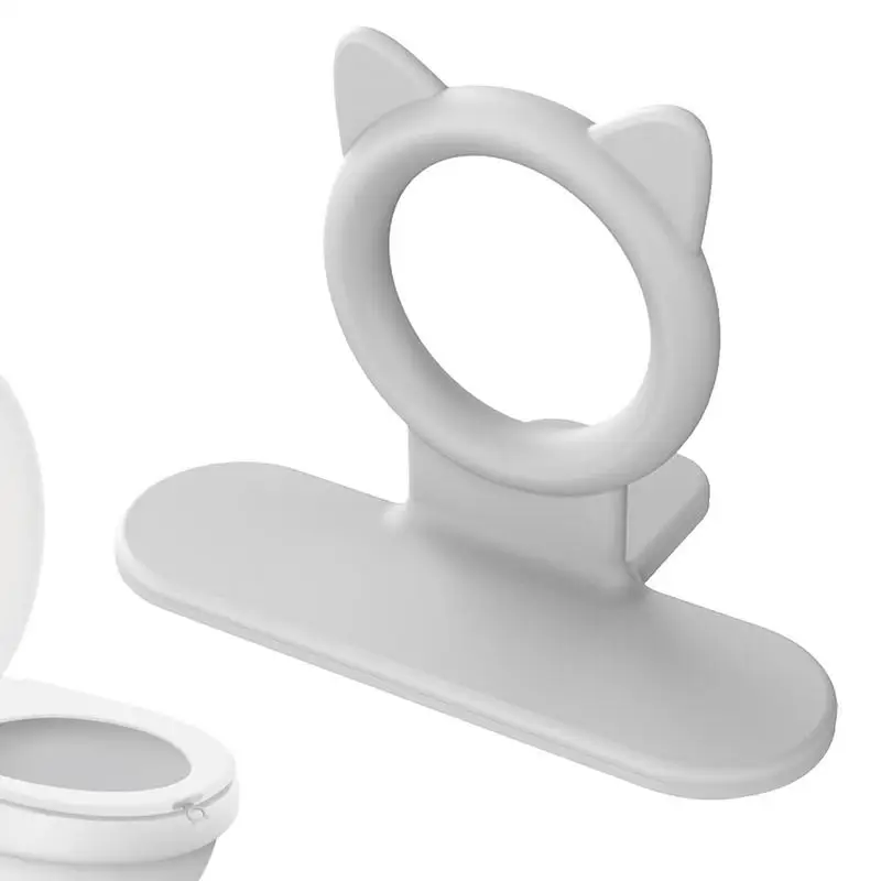 Toilet Seat Lifter Toilet Lid Raiser With Self Adhesive Glue