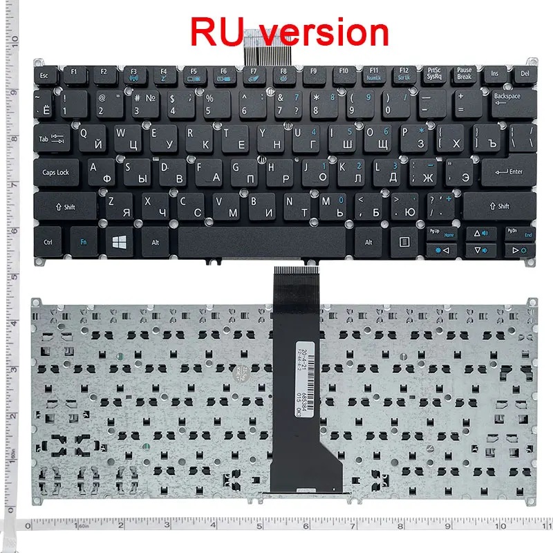 Tastiera Russa Per Acer Aspire V5-122 V5-122P V5-132 132 P V13 V3-371 E11 E3-112 E3-111 Ru