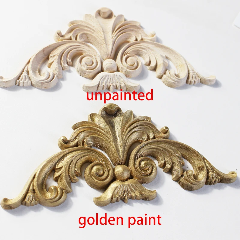 Razor Comb Glass Fruit Pendants Ornament Crafts Miniature Figurines Wooden Figurines Crafts Floral Wood Carved Corner Appliques Frame Furniture Woodcarving For Home Furniture Decor