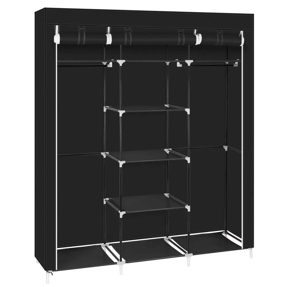 69 inch portable closet clothing storage cabinet storage cabinet