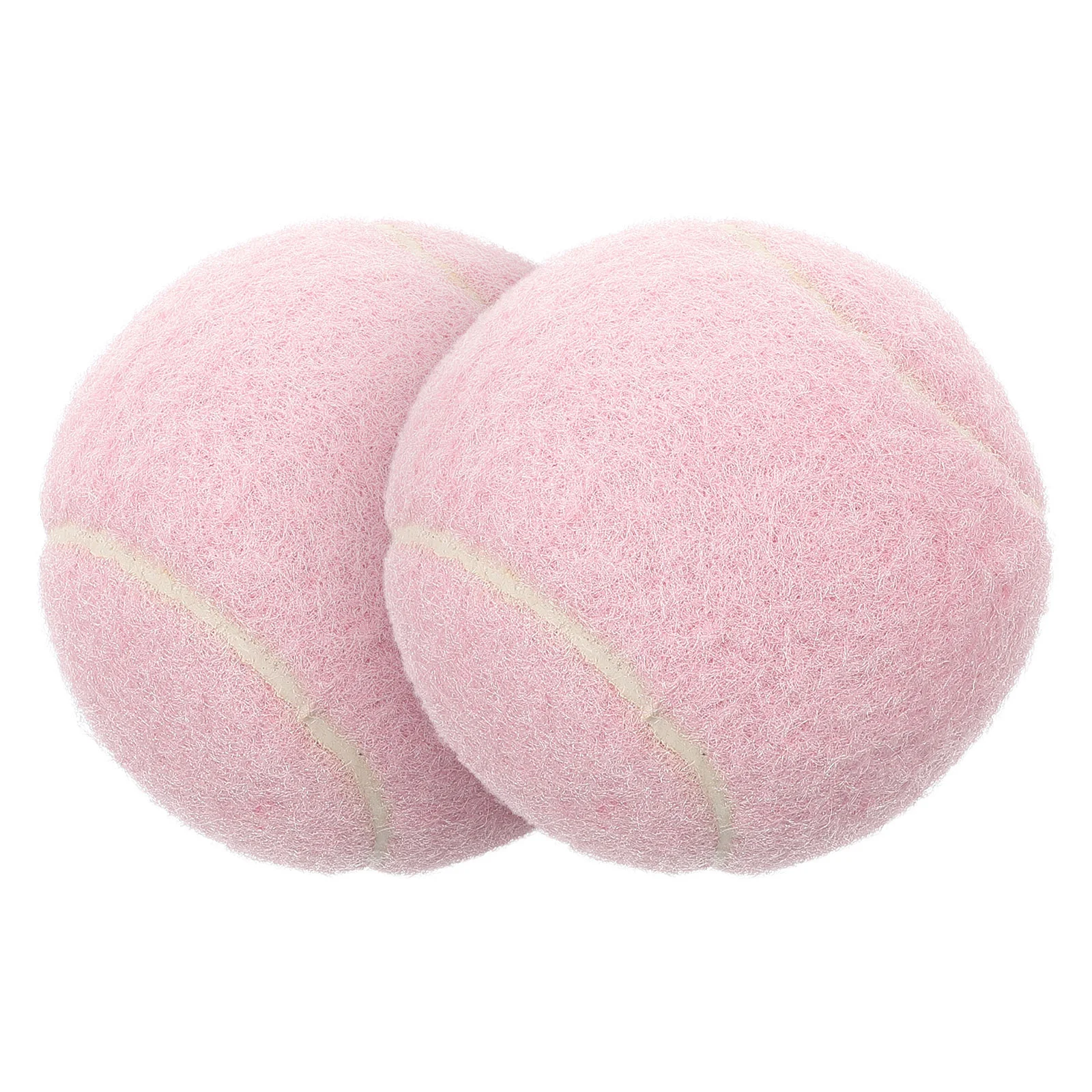 2 Pcs Tennis Ball Player Beginner Practice Toys Playful Badminton Playground Pink Training Baby for Player Training Tennis Ball