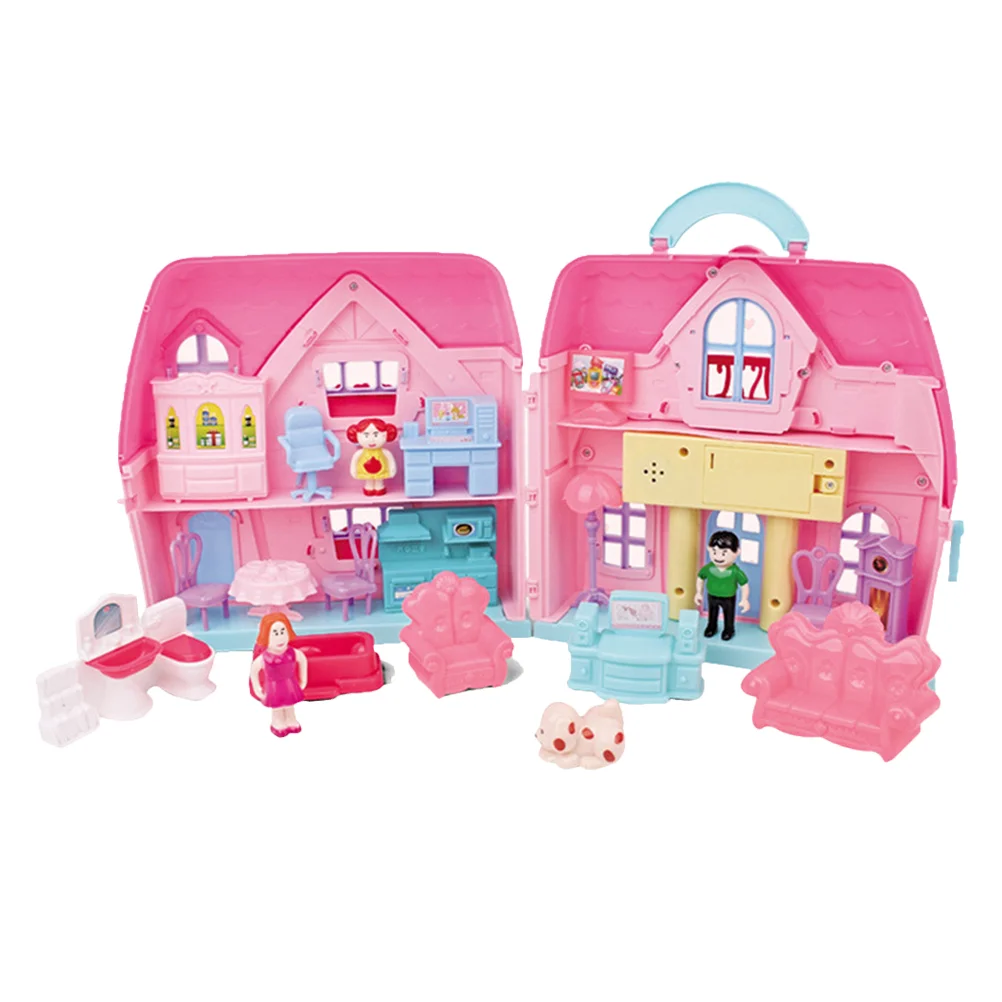 Girls Toysandona Mini Villa Birthday Gift Girl House Children Family Simulation Game Role Girls Toys