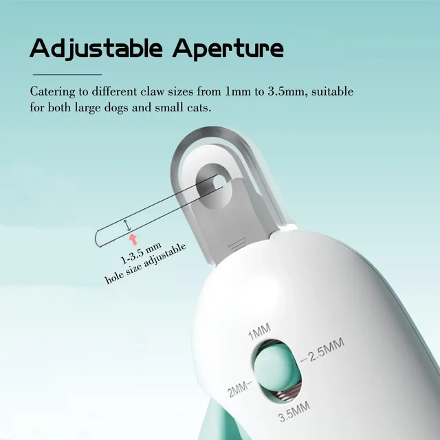 Professional Grooming Tools Adjustable Hole Pet Nail Trimmer Cat Dog Nail Clippers for Small Large 5