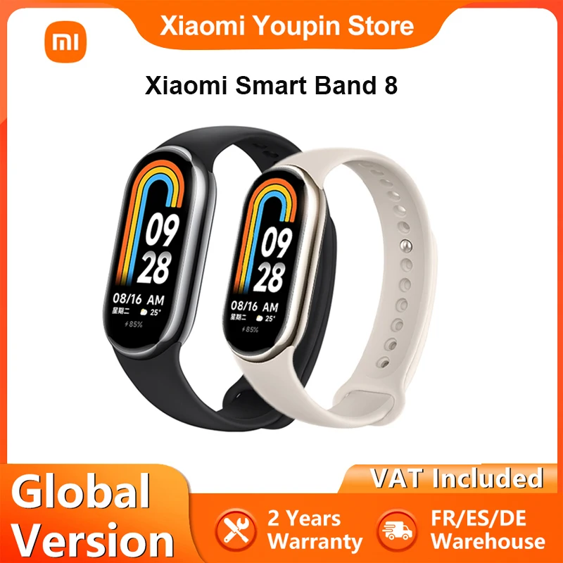 Xiaomi Mi Smart Band 8 Bracciale Amoled Screen Bluetooth 5.1 Blood Oxygen Fitness Sleep Monitor 150 + Modalità Sportive Versione Globale