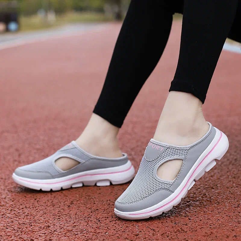 Fashion Shoes for Men and Women Light Breathable Couple Half Slippers Outdoor Casual Designer Men Mules for Summer Big Size 48 casual shoes sport shoes casual loafers