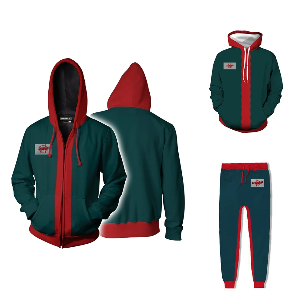 Chaqueta de Spiderman Miles Morales, disfraces de Cosplay para