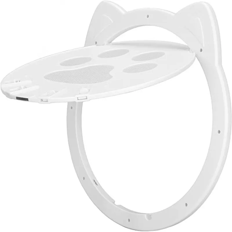Dog Cat Flap Door Pet Cat Inside Door Lockable Safe Screen Outdoor Magnetic Self-Closing Function Sturdy for Dogs Cats cat door,pet door