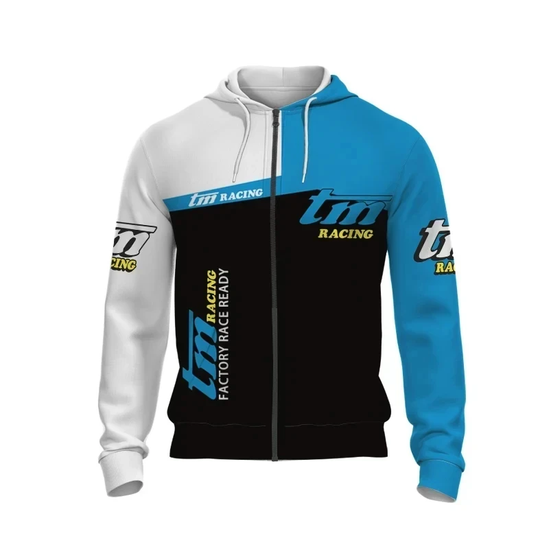 

TM Racing-Sudadera con capucha para hombre y mujer, jersey con estampado 3D Digital, con logotipo, tendencia de moda, novedad de