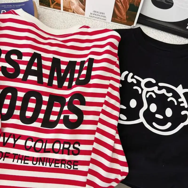 

Милая летняя футболка для мальчиков и девочек с большой головой