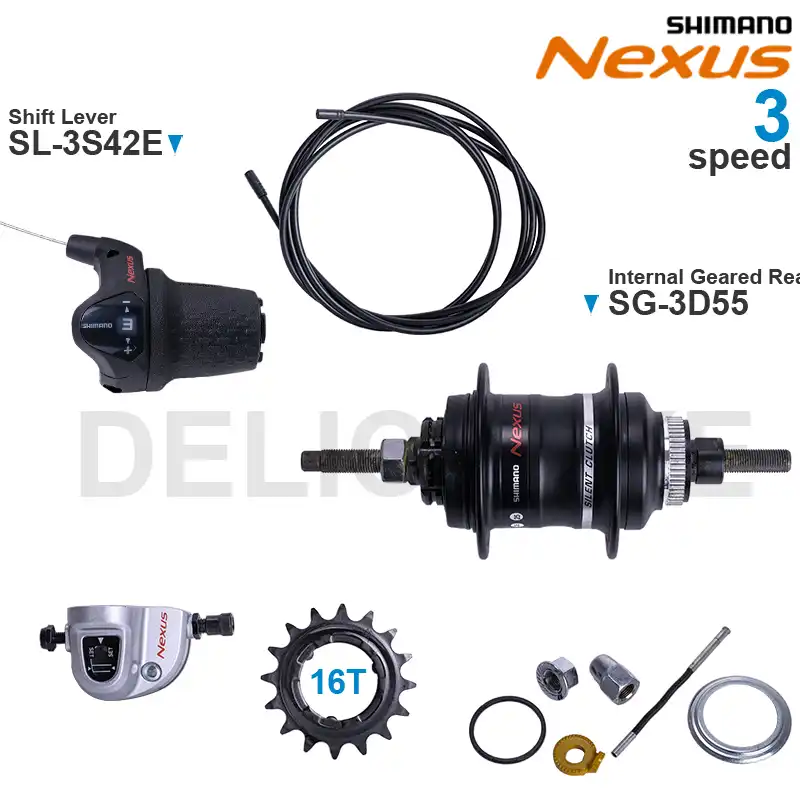 SHIMANO NEXUS Internal Geared Hub SG-3D55 Shift Lever SL-3S42E SM