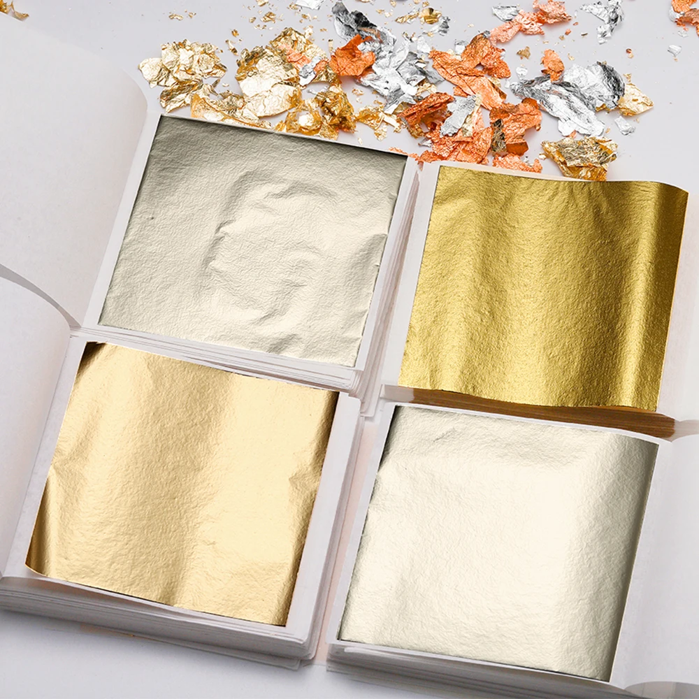 Papier feuille d'or décoratif en bouteille multifonction, 2 pièces, pour aliments, desserts, artisanat de décoration . - Maison Papier feuille d'or décoratif en bouteille multifonction, 2 pièces, pour aliments, desserts, artisanat de décoration . - Maison