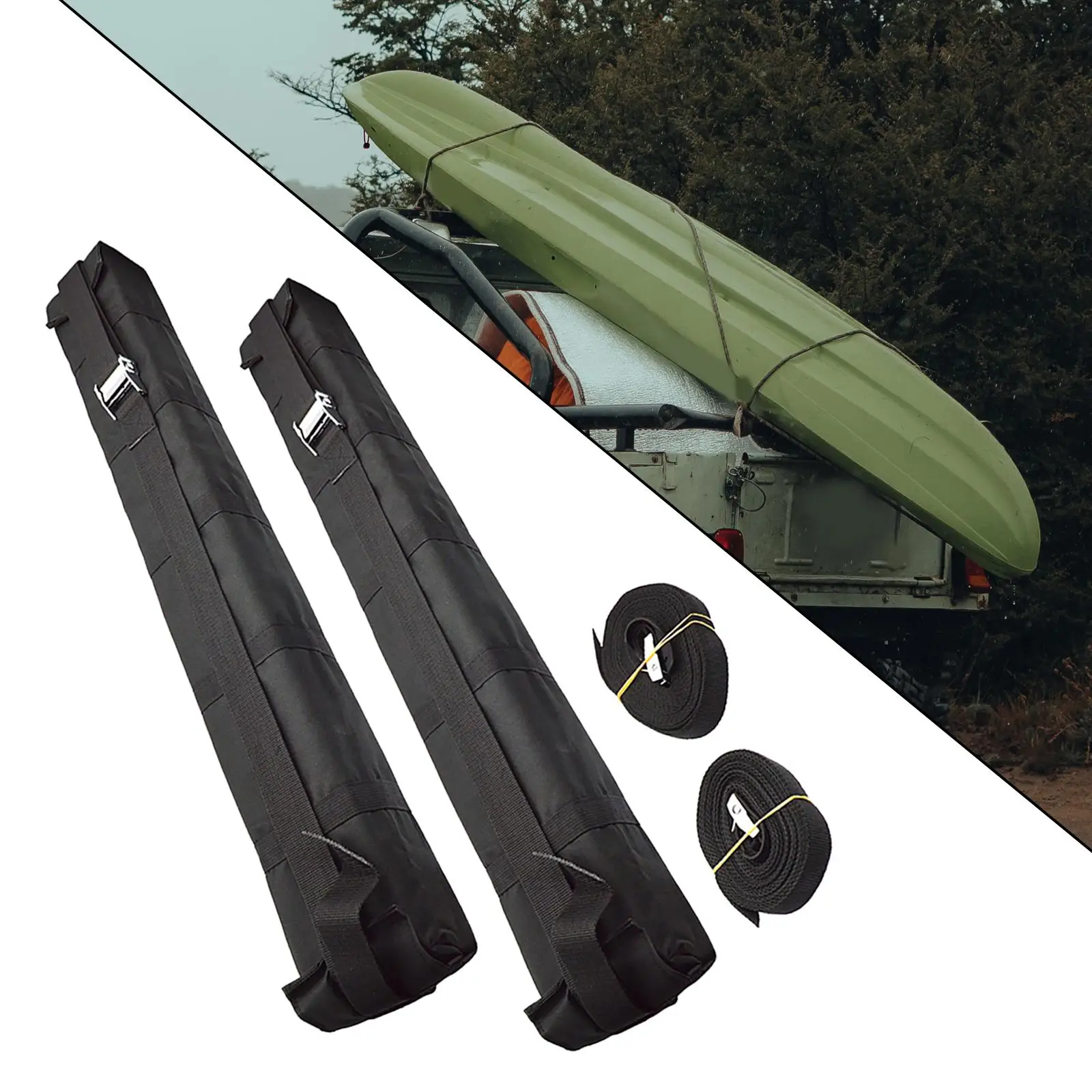 Premium Soft Roof Rack Pads Per Kayak Canoa Paddleboard Snowboard Sport Acquatici Windsurf Universal Surfboard Rack Accessori