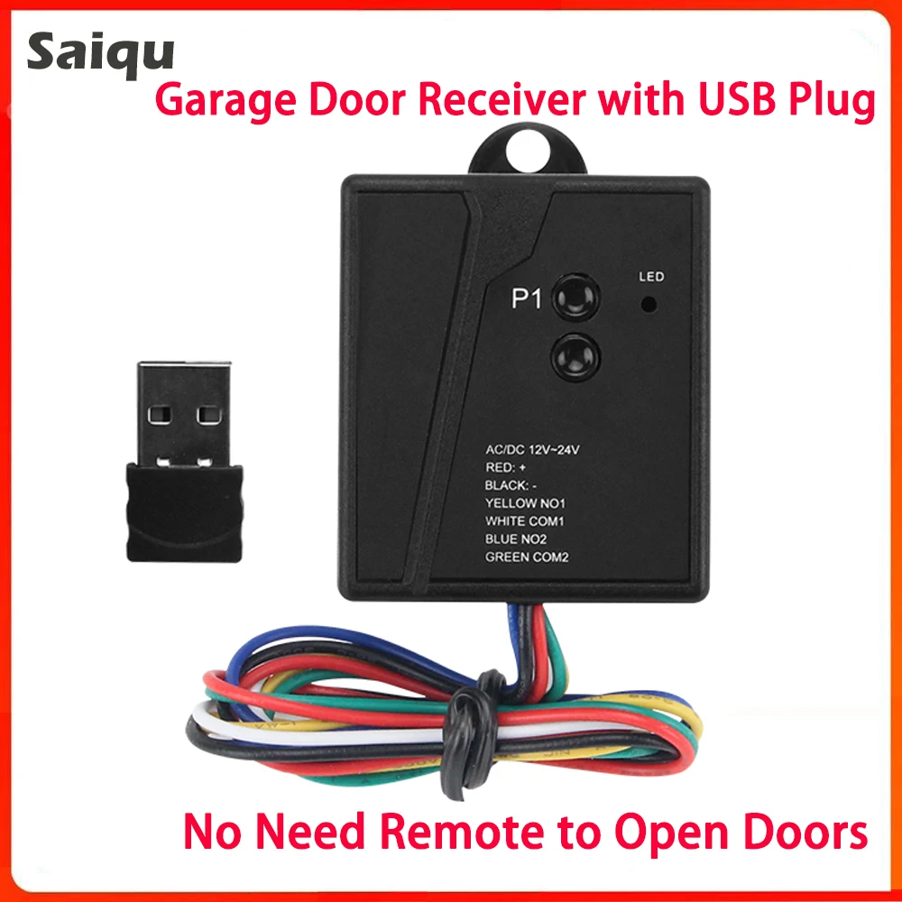 Trasmettitore Wireless Per Auto Universale Ricevitore Per Porta Del Garage 2.4G Bluetooth Usb Port Plug Home Access Control Ricevitore Di Apertura Del