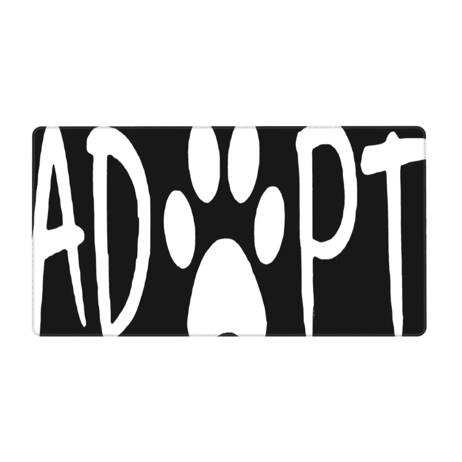 Adopt Scarf Dogs Paw Cats Rescue Mouse Pad Gamer Carpet Computer Table Rubber Mat Kawaii Desk Accessories Mats |