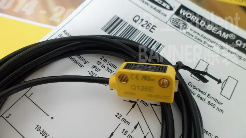 

new beam photoelectric switch Q126E Transmit Q12AB6R Receive LO Q12RB6R Receive DO