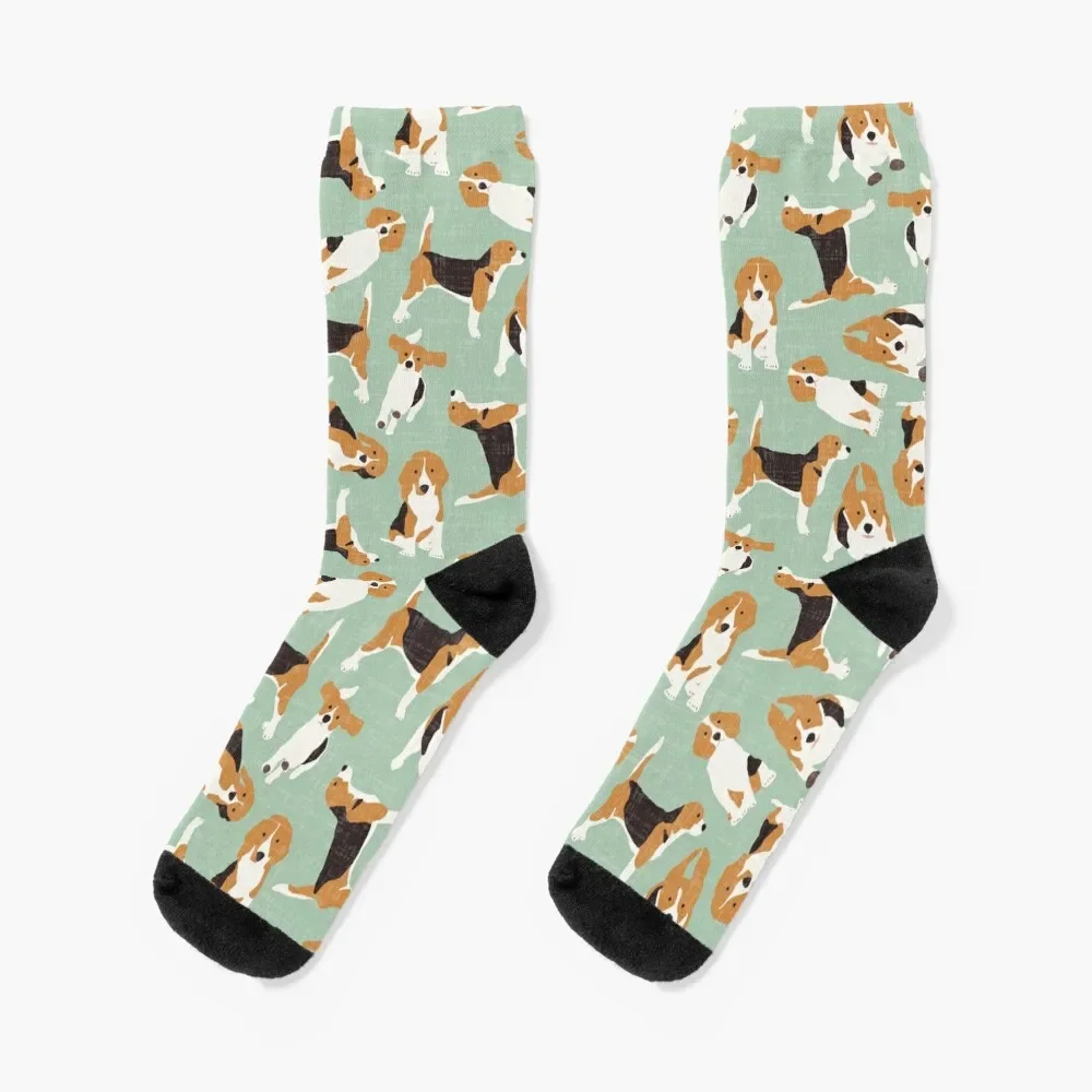 

beagle scatter mint Socks christmas gifts basketball Boy Socks Women's