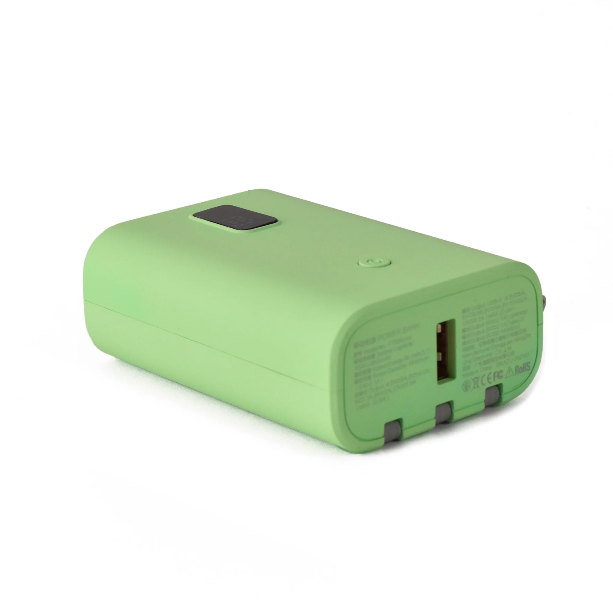 5-Port Power Bank 10000mAh, USB-C & Micro, LED Display, Fast Charging, Compatible with phone