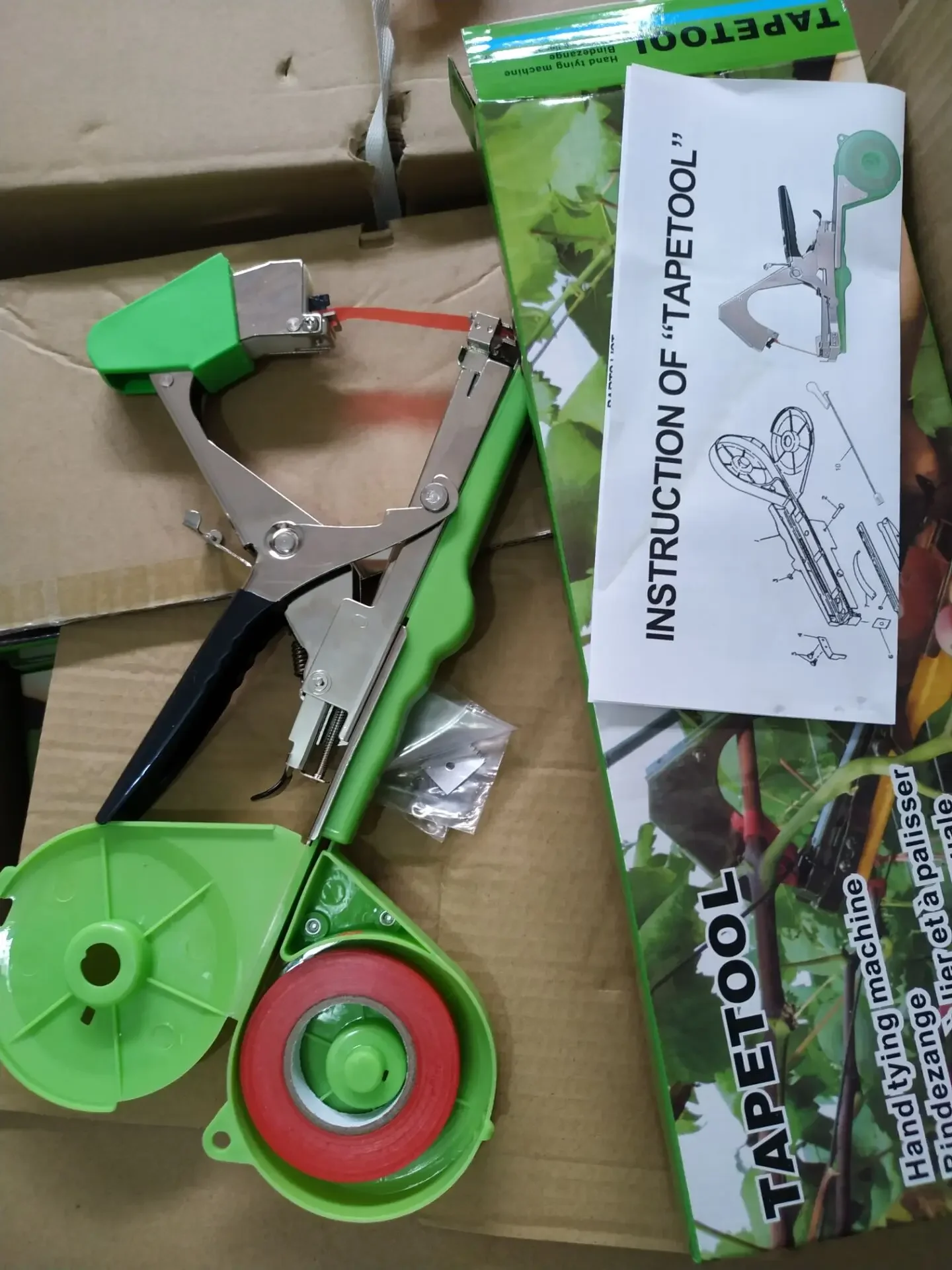 Garden Tapetool Plant Vegetable Hand Tying Binding Machine Tape Tool Plant Tying Tapetool Fruit Vegetable Tapener Machine