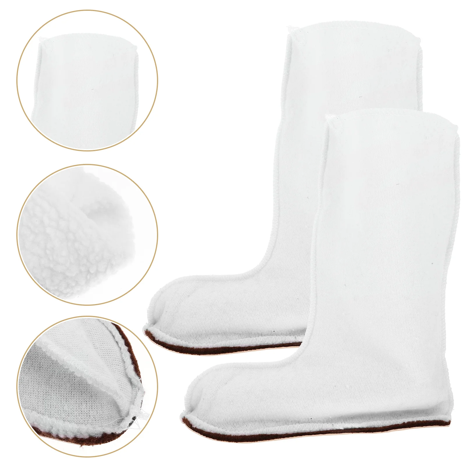 

Boot Warm Lining Liners for Rubber Boots Rain Socks Tall Women Mid Calf Hunter Thick Cuffs Shoe Insert