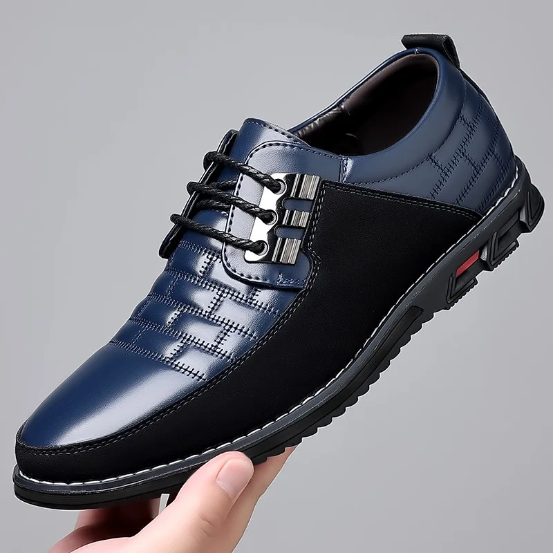 Autumn & Spring Men's Shoes Fashion PU Leather Shoes Sports Casual Large Size 38-52