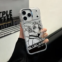 Luxury Clear Cover with Anime B - Blues Locks Design - Phone Case - Galaxy A31 (LYT - 23Y604141L1)