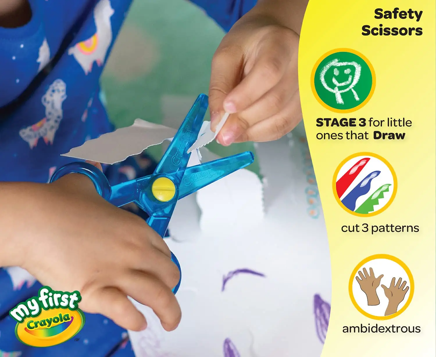 Crayola My First Safety Scissors Toddler Art Supplies 3 In A Pack
