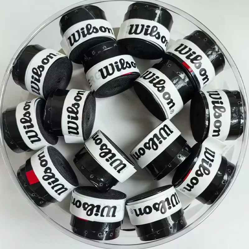 Wilson 9PCS Tennis racket Overgrip Tennis Grips dry feel Racquets Wraps Hand Glue Overgrips Non-slip Fishing Grip tennis overgrip tennis accessories racket grip racket grip tape racket overgrip tennis racket tape