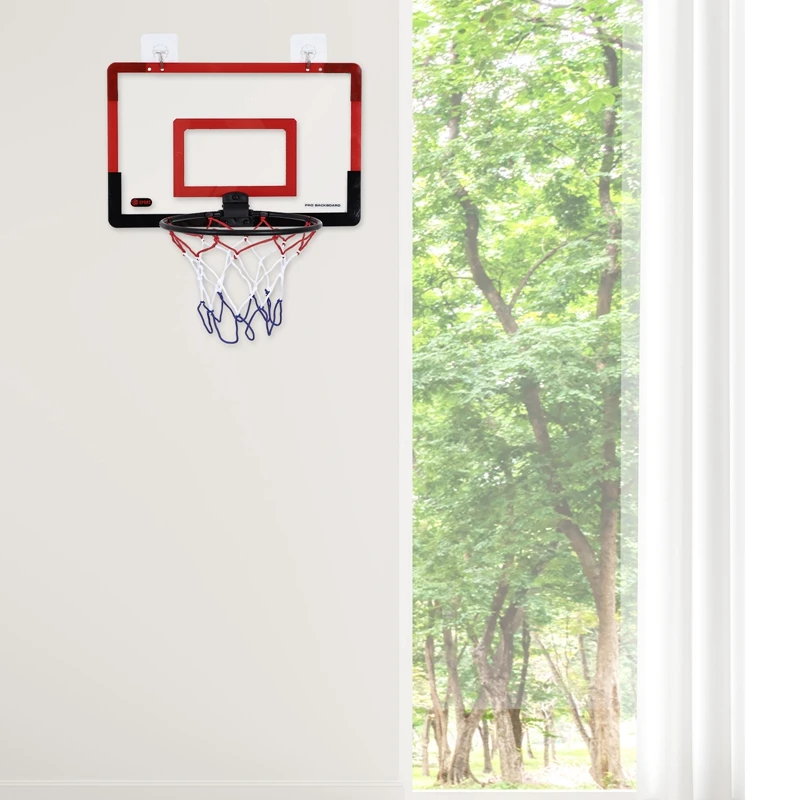 Description Picture 4 of itemIndoor Children Safety Funny Game Kids Mini Home Exercise Basketball Hoop Set Wall Frame Stand Lifting Basket Hanging Backboard