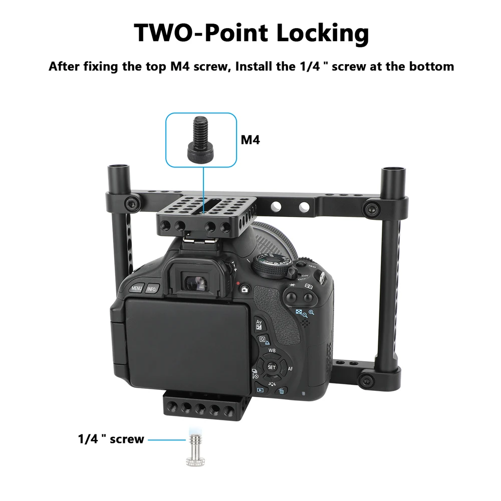 CAMVATE Camera Cage Rig For Canon 650D/600D/550D/500D