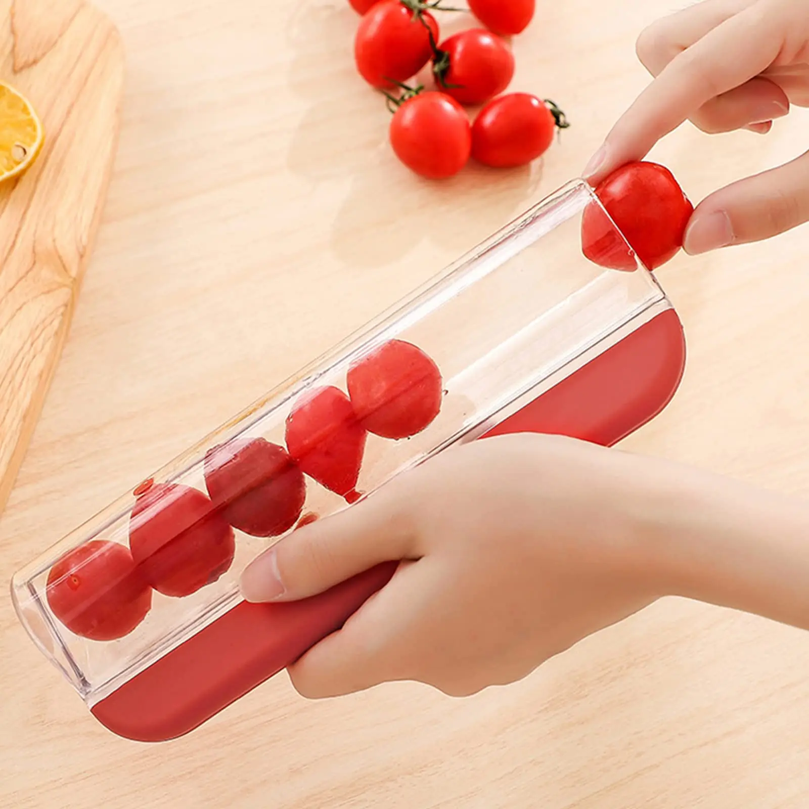 Multi-Function Tomato Slicer Manual Grape Cutter Small Fruit Cutter Grape Kitchen Accessories Cake Decoration Tool Fruit Slicer