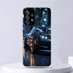 Men's Sports Car Soft Phone Case - Sleek Design for Samsung Galaxy Series (XB548 - 1)