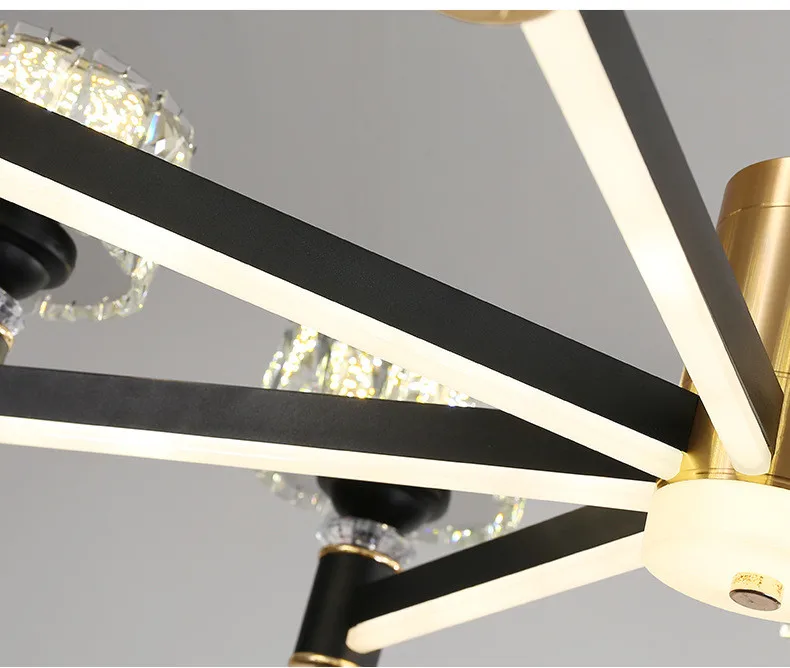 Sala de Estar Conduziu a Lâmpada Moderno e Minimalista Lustre Nórdico Luxo Casa Lâmpada 2022 Novo Salão Quarto Cristal Luz 4 Computers & Electronics