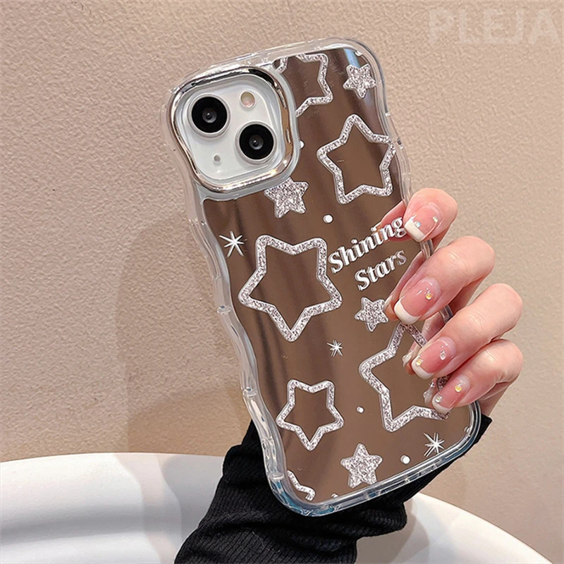 Silver Reflective Mirror iPhone Case –