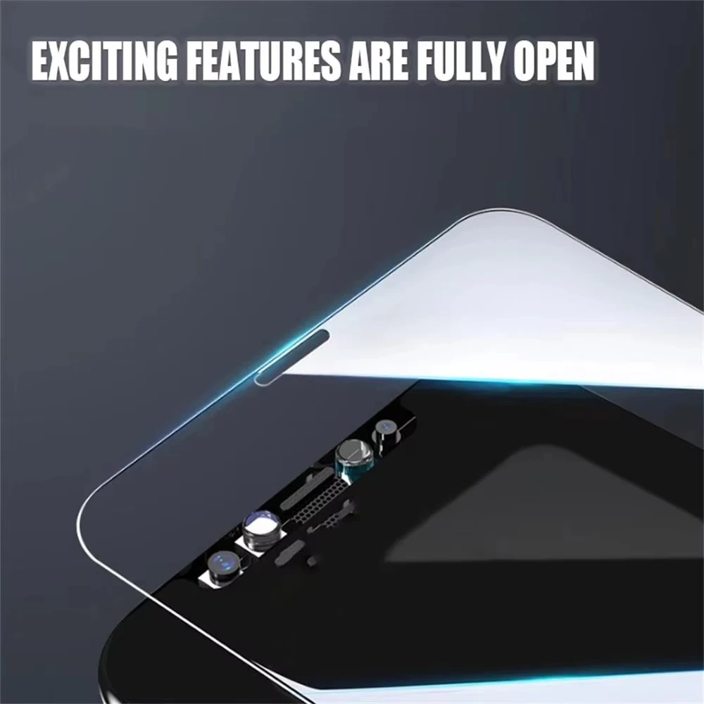 Premium Tempered Glass Screen Protector - 5 Pack, HD Clear Protective Shield
