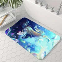 1pc Angels of Death Anime Floor Mat Room Mats Anti-slip Absorb Water Long Strip Cushion Bedroon Mat Household Carpets 1