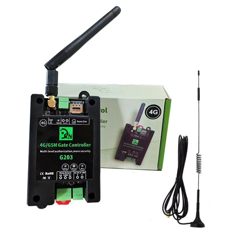 B68C GSM 4G 게이트 오프너 원격 액세스 컨트롤러 액세스 제어 차고 문용..
