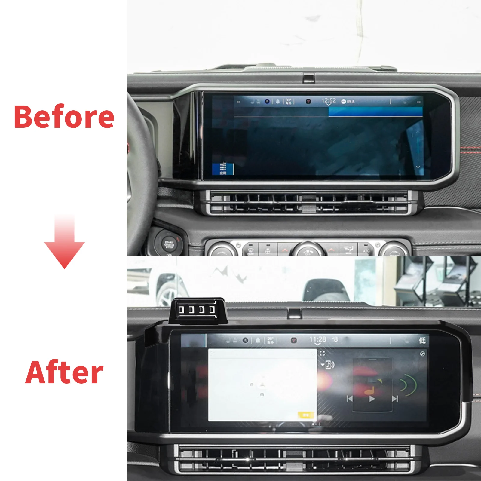 phone holder mobile phone holder Car Mobile Phone Holder for Jeep Wrangler GPS Bracket Navigation Stand Auto Accessories