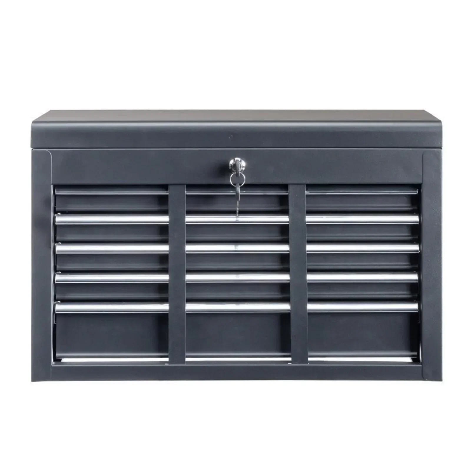 US Rolling Tool Chest Tool Box with Handle / Drawers Lockable Tool Cabinet Black 6