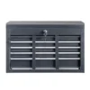 US Rolling Tool Chest Tool Box with Handle / Drawers Lockable Tool Cabinet Black 6
